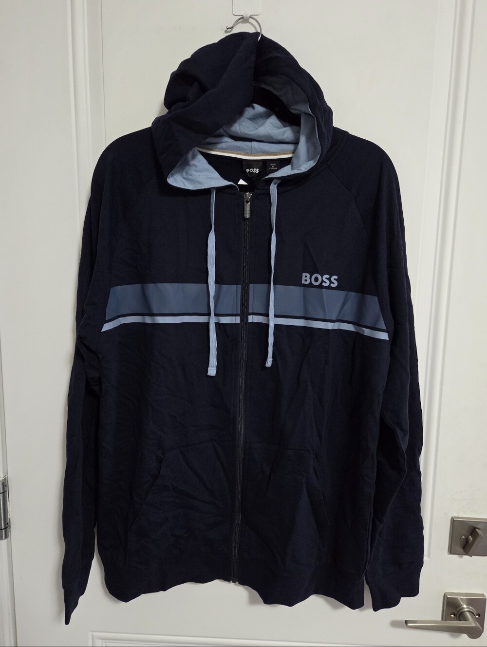 NWT - Hugo Boss Men's Full Zip Hoodie Jacket - Size L